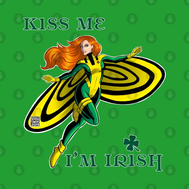 Siryn Kiss Me I’m Irish by sergetowers80