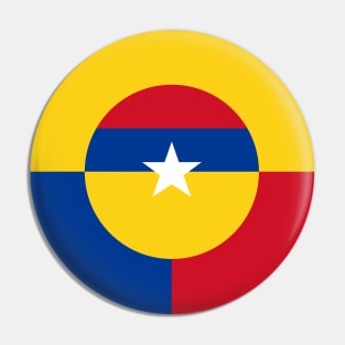 Colombia Air Force Roundel Pin