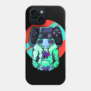 Gamer Head Black Phone Case