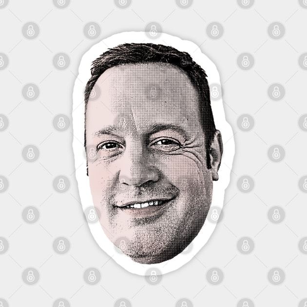 Kevin James / Retro Pop Art Fan Design Magnet by DankFutura