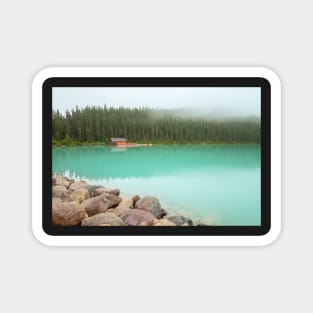 Lake Louise Boathouse Magnet