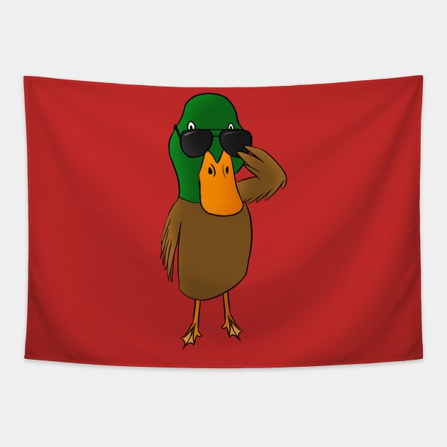 Cool Duck Tapestry by Cool Duck's Tees