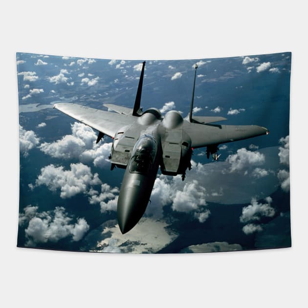 F15 Eagle Tapestry by Aircraft.Lover