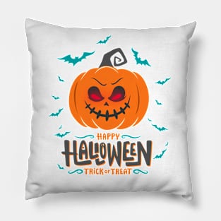 Halloween Scary Evil Pumpkin Funny Pumpkin Head Pillow