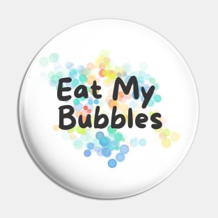 eat my bubbles, swim fast, swimmer joke Pin