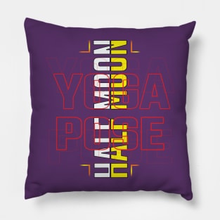 Half moon yoga pose Pillow