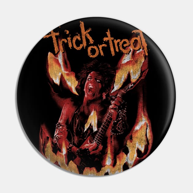 Trick or Treat, DISTRESSED, Sammi Curr, Horror Classic Pin by StayTruePonyboy