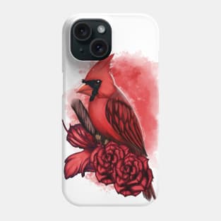 Crimson Bliss - Red Northern Cardinal Phone Case