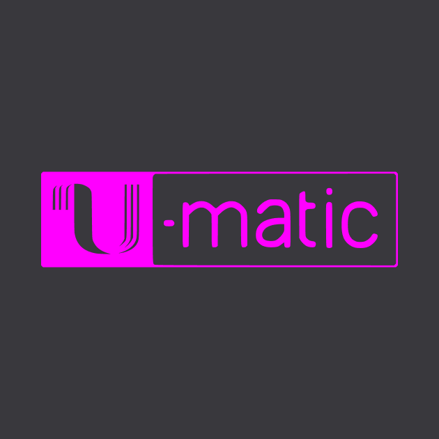 3/4" U-matic Purple logo Umatic by PMM