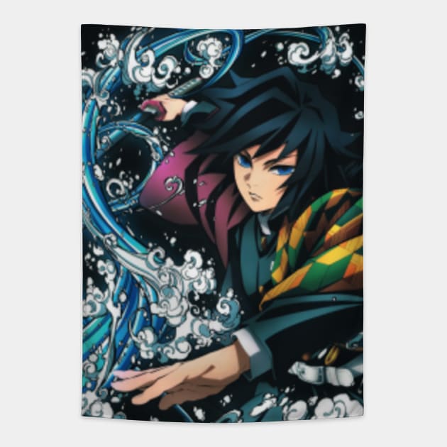 Giyu Tomioka Water Breathing Water Hashira Water Pillar Awaken Mark Kny Anime Hashira Training