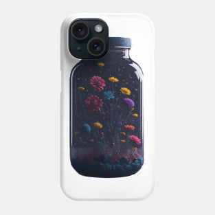 Cosmic ecosystem in a Mason Jar Phone Case