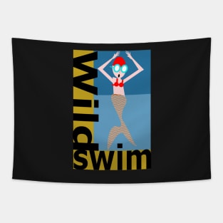 Wild Swim, Watch out mermaids! Tapestry