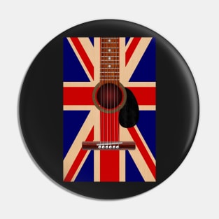 Union Jack Guitar Pin