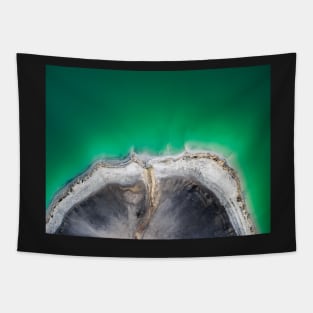 Emerald lake top view Tapestry