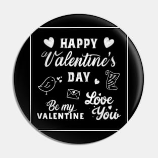 Happy valentines day Pin