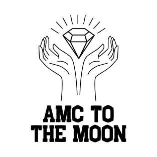 AMC to the Moon Diamond Hands T-Shirt