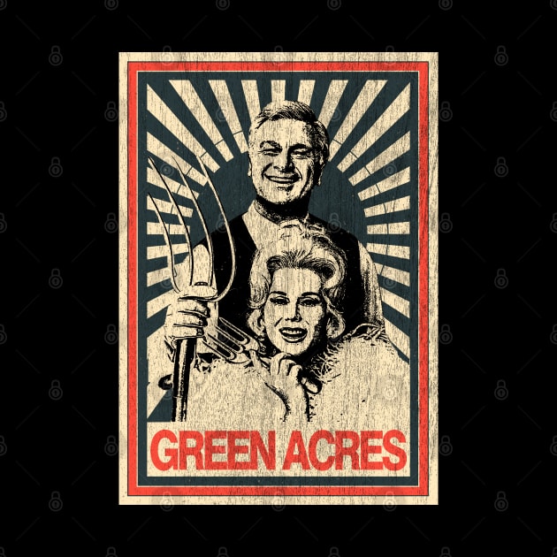 Vintage Poster Green Acres by Odd Even