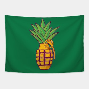 Pineapple Bomb Grenade Vitamine Tapestry