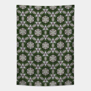 Pretty Pale Purple Petal Pattern Tapestry