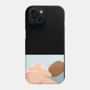 Man Laying In Bed Phone Case