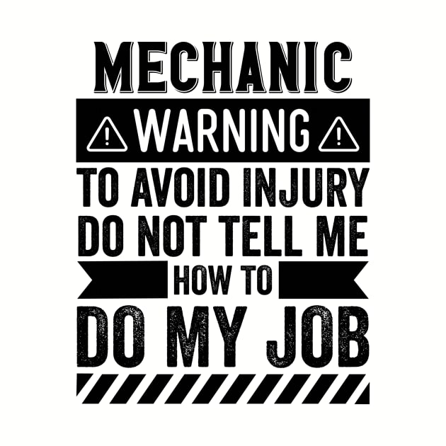 Mechanic Warning by Stay Weird