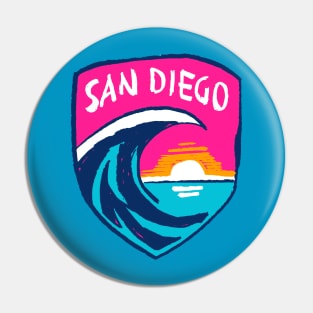 San Diego Waveeee FC 03 Pin