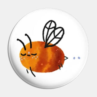 Sweet Bee Meditates Pin