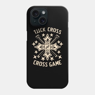 Compass and Tick Cross: Finding Order Out of Chaos Phone Case