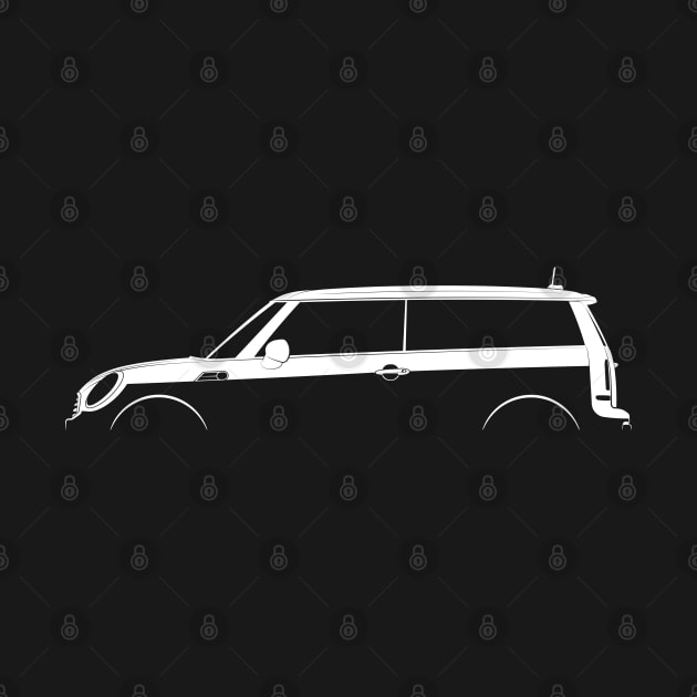 Mini Cooper Clubman (R55) Silhouette by Car-Silhouettes