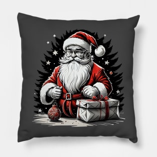 Santa Claus with gifts Pillow