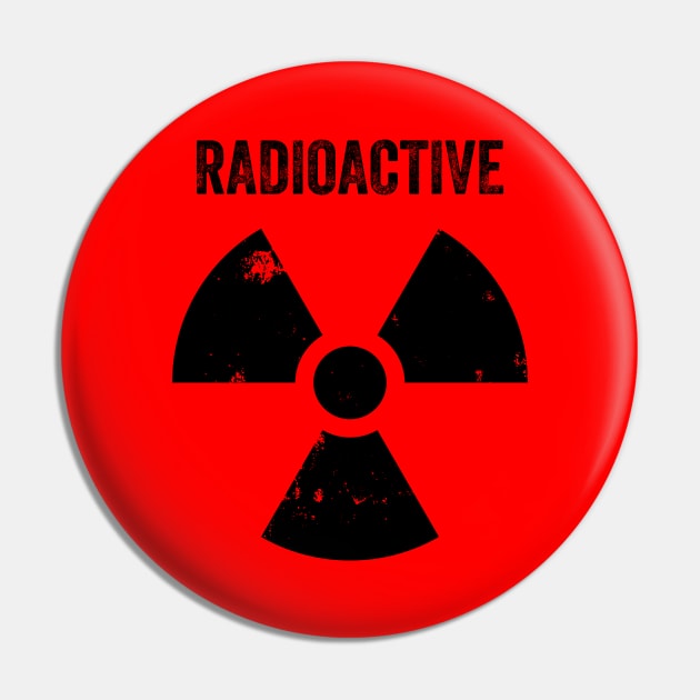 Nuclear Radiation Hazard Symbol Pin by Polyart