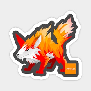 Fire Foxy Magnet