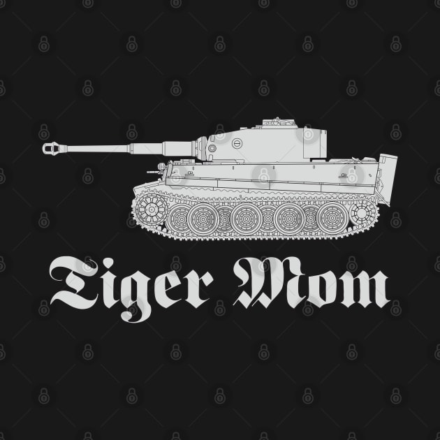 Tiger MOM and Tiger tank image side view by FAawRay