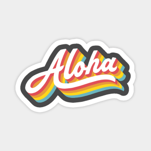 Aloha Hawaii Colorful Magnet