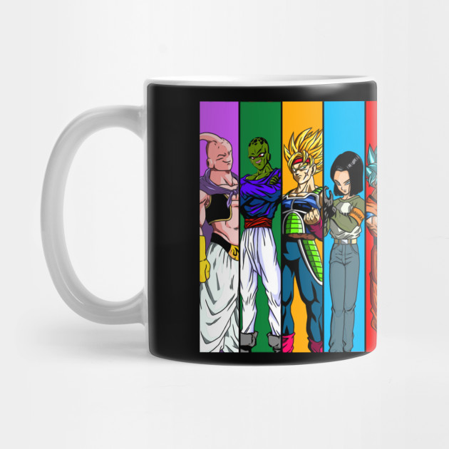 Dragonball Z Spectrum Super Saiyan Mug Teepublic