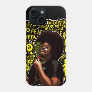 No Fear Strong Black Woman Phone Case