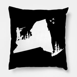 New York Hunting Duck Gifts Pillow