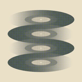 Vinyl Record Swirl T-Shirt