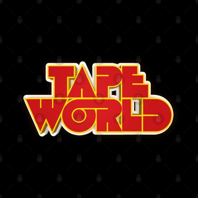 Tape World Music Store Logo 3D by RetroZest