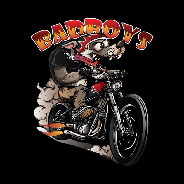 Bad Boys Rockabilly Dog by GermanStreetwear