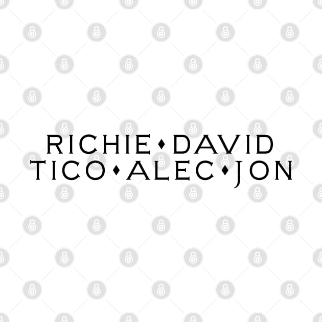 Richie David Tico Alec Jon by DAFTFISH