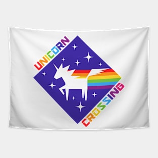 Unicorn Crossing Tapestry