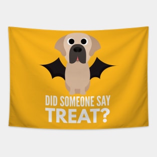 St Bernard Halloween Trick or Treat Tapestry