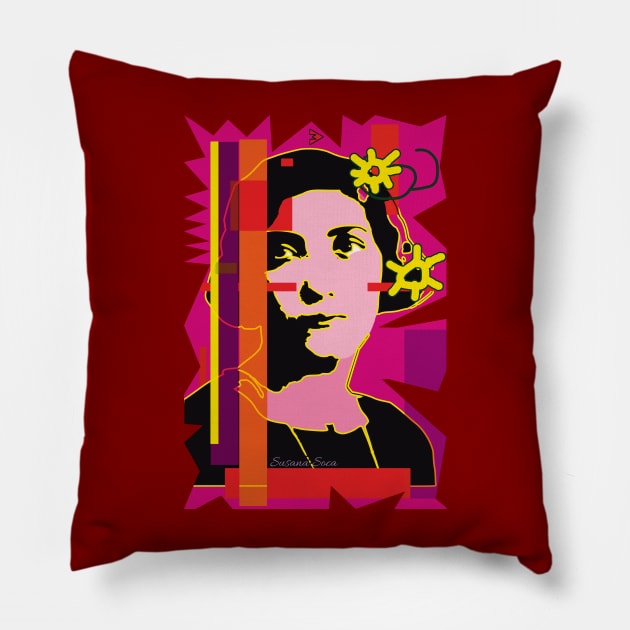 Susana Soca Pillow by Exile Kings 