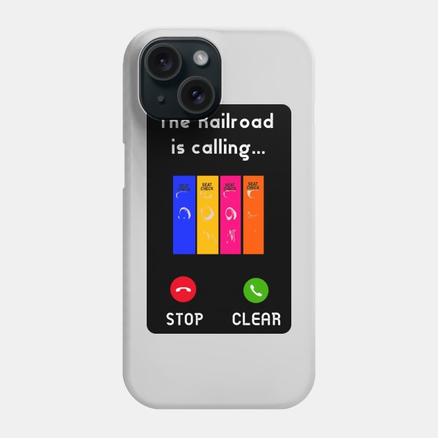 The railroad is calling Phone Case by Orchid's Art