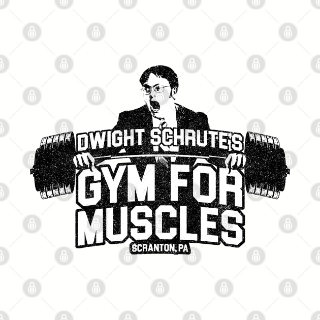 Dwight Schrute's Gym For Muscles by huckblade