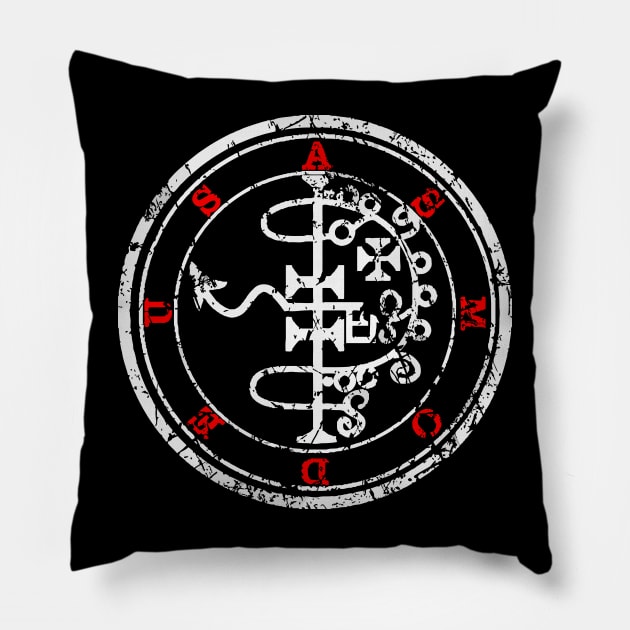 Asmodeus Sigil Pillow by ArcaNexus