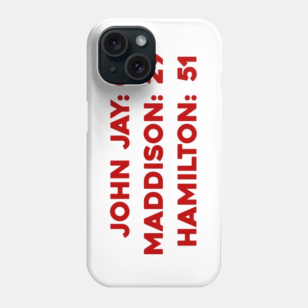 Hamilton: 51 Phone Case by Solenoid Apparel