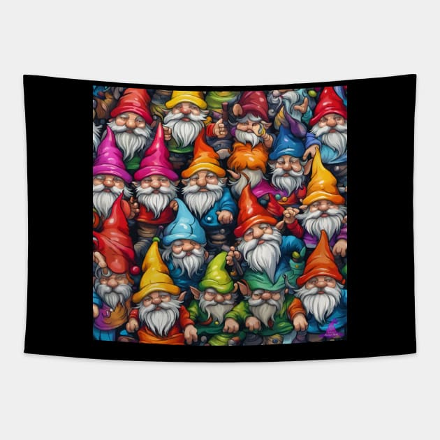 GNOME PATTERN Tapestry by Morrigan Austin