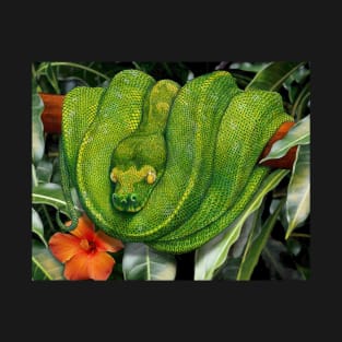 Green Tree Python T-Shirt